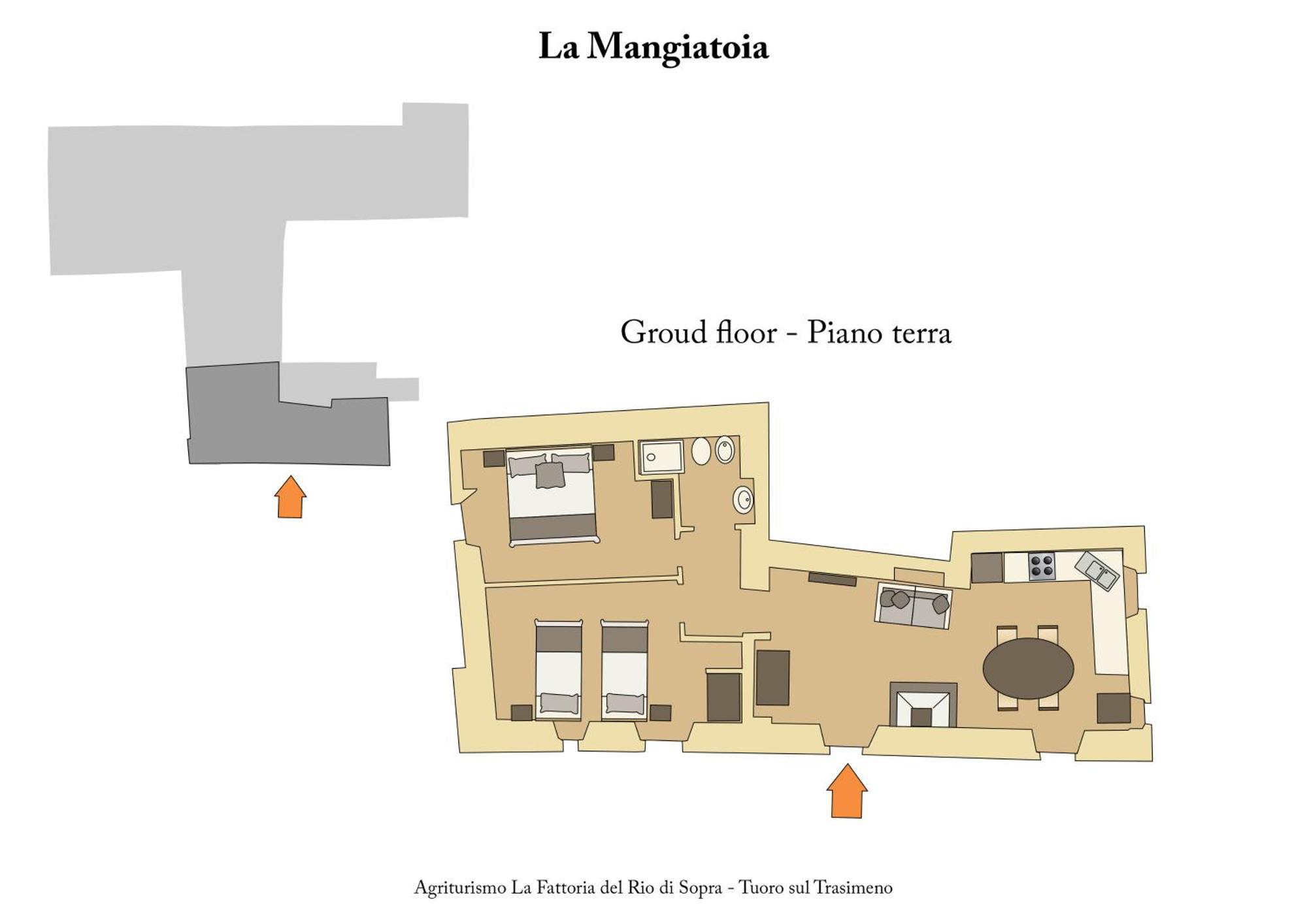 La Fattoria Del Rio Di Sopra - Agriturismo Baldeschi Tuoro sul Trasimeno Habitación foto